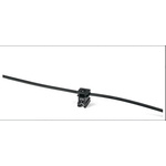 HellermannTyton EdgeClip Series, Black Nylon 66 Cable Tie Assemblies200mm x 4.6mm