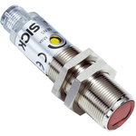 Sick Retroreflective Photoelectric Sensor, Barrel Sensor, 7 m Detection Range