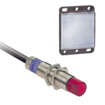 Telemecanique Sensors Polarised Retro Reflection Photoelectric Sensor, Barrel Sensor, 3 m Detection Range