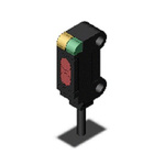 Omron Limited Reflective Photoelectric Sensor, Block Sensor, 15 mm Detection Range