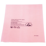 Antistatic pink bag, 155x254mm