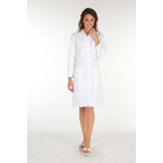 060BF91ASBLANC1 | Muzelle Dulac White Women Reusable Lab Coat, S