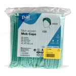 D93330HP | PAL Green Mob Cap, Regular, Non-Metal Detectable, Ideal for Food Industry Use