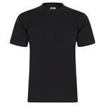1005R/B/2XL | Orn Black Cotton, Recycled Polyester Short Sleeve T-Shirt, UK- 2XL, EUR- 2XL