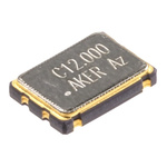 AKER, 12MHz Clock Oscillator, ±50ppm HCMOS, 4-Pin SMD S75005-12.000-X-15