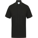 RS PRO Black Cotton, Polyester Polo Shirt, UK- XL, EUR- XL