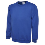 RS PRO Royal Blue Polyester, Cotton Unisex's Work Sweatshirt M
