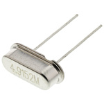 Euroquartz 4.9152MHz Crystal ±30ppm HC-49-4H 2-Pin 10.77 x 4.34 x 3.5mm