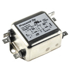 RS PRO 10A 250 V ac 400Hz, Chassis Mount RFI Filter, Tab