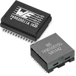 749020100A | Surface Mount Lan Ethernet Transformer, 12.7 x 9.5 x 3mm