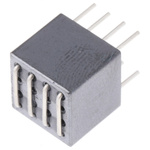 Wurth Elektronik Ferrite Bead (Multi Line), 11 x 11.2 x 11.2mm (Radial), 292Ω impedance at 25 MHz, 334Ω impedance at