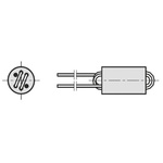 Fair-Rite Ferrite Bead, 6 (Dia.) x 10mm (Radial), 690Ω impedance at 100 MHz