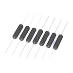 Laird Ferrite Bead (Ferrite Bead on Wire), 6 (Dia.) x 10mm (Axial), 538Ω impedance at 25 MHz, 835Ω impedance at 100