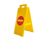 PP No Entry Prohibition Sign, 640 x 280mm