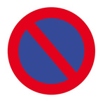 PVC No Parking Prohibition Sign