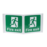 FIRE EXIT, Fire Exit, English, Exit Sign