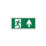Acrylic, Steel Emergency Exit Up, None With Pictogram Only, Exit Sign, 390 x 190 x 27.5mm