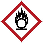 Polyester Fire Safety Label, None With Pictogram Only Text Self-Adhesive