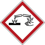 Polyester Fire Safety Label, None With Pictogram Only Text Self-Adhesive