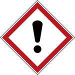 Polyester Fire Safety Label, None With Pictogram Only Text Self-Adhesive