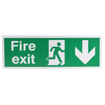 Plastic FIRE EXIT, Fire Exit, English, Exit Sign