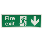 Vinyl FIRE EXIT, Fire Exit, English, Exit Sign