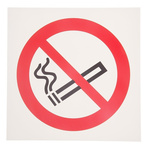 Plastic No Smoking Prohibition Sign, None