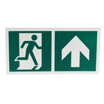 Plastic Emergency Exit Up With Pictogram Only, Non-Illuminated Emergency Exit Sign