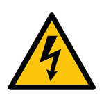 RS PRO Self-Adhesive General Hazard Hazard & Warning Floor Sticker