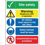 Safety Poster, PP, English, 400 mm, 300mm
