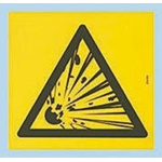 Brady Self-Adhesive Hazardous Substances Hazard Warning Sign