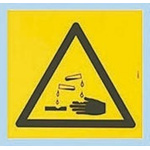Brady Self-Adhesive Hazardous Substances Hazard Warning Sign (English)