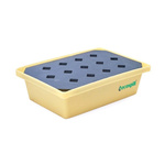 Ecospill Ltd Polyethylene Spill Tray with Grate, 20 (Sump)L Capacity