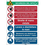 Safety Poster, PP, Italian, 371 mm, 262mm