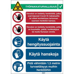 Safety Wall Chart, Polypropylene B-7527 371 mm, 262mm