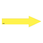 RS PRO Self-Adhesive General Hazard Arrow Labels