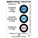 SCS Safety Labels, Humidity Indicator-Text 75 mm x 50mm