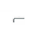 U02800416 | Usag size T40 5 Piece L Shape Short arm Torx Key
