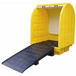 Ecospill Ltd Polyethylene 4 Drum Spill Pallet for Chemical, 410L Capacity