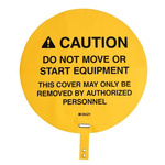 Brady Self-Adhesive Fork Lift Hazard Hazard Warning Sign (English)