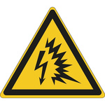 Brady Self-Adhesive Electrical Hazard Warning Sign