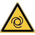 Brady Self-Adhesive Machinery Hazard Hazard Warning Sign