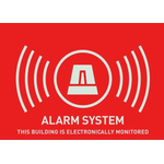 ABUS Security-Center Hazard & Warning Floor Sticker (English)