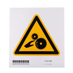 Brady Self-Adhesive Machinery Hazard Hazard Warning Sign