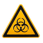 Wolk Biological Hazard Hazard Warning Sign