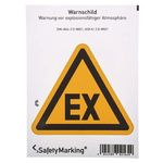 Wolk Self-Adhesive Hazardous Substances Hazard Warning Sign