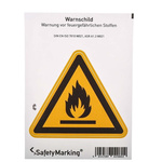 Wolk Self-Adhesive Fire Safety Hazard Warning Sign