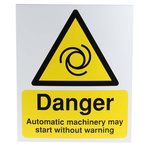 RS PRO General Hazard Hazard Warning Sign (English)