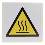 RS PRO Self-Adhesive General Hazard Hazard Warning Sign