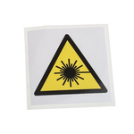 RS PRO Self-Adhesive Machinery Hazard Hazard Warning Sign